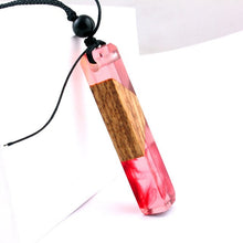 Load image into Gallery viewer, Solid Wood Pendant Necklace