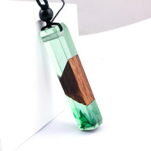 Load image into Gallery viewer, Solid Wood Pendant Necklace