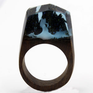 Wood Resin Ring